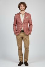 Pellagio Crimson Windowpane Sports Jacket