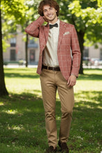Pellagio Crimson Windowpane Sports Jacket