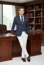 Pellagio Dark Blue Windowpane Sports Jacket