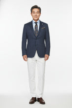 Pellagio Dark Blue Windowpane Sports Jacket
