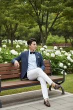 Pellagio Dark Blue Windowpane Sports Jacket