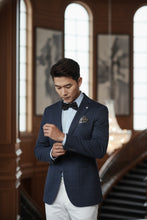 Pellagio Dark Blue Windowpane Sports Jacket