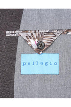 Pellagio Dark Brown Windowpane Sports Jacket