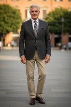 Pellagio Dark Brown Windowpane Sports Jacket