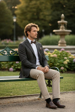 Pellagio Dark Brown Windowpane Sports Jacket