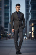 Pellagio Dark Brown Windowpane Sports Jacket