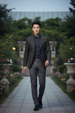 Pellagio Dark Brown Windowpane Sports Jacket