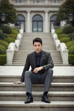 Pellagio Dark Brown Windowpane Sports Jacket