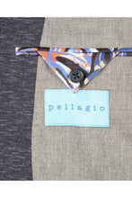 Pellagio Grey Blue Textured Sports Jacket