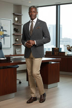 Pellagio Grey Blue Textured Sports Jacket