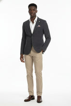 Pellagio Grey Blue Textured Sports Jacket