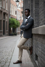 Pellagio Grey Blue Textured Sports Jacket