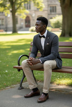 Pellagio Grey Blue Textured Sports Jacket