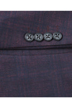 Pellagio Grey & Blue Windowpane Sports Jacket