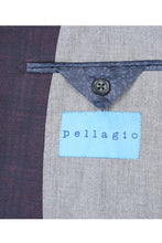 Pellagio Grey & Blue Windowpane Sports Jacket