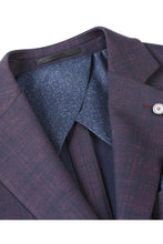 Pellagio Grey & Blue Windowpane Sports Jacket