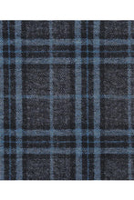 Pellagio Grey & Blue Windowpane Sports Jacket