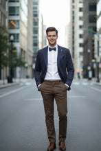 Pellagio Grey & Blue Windowpane Sports Jacket