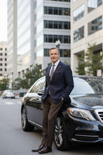 Pellagio Grey & Blue Windowpane Sports Jacket