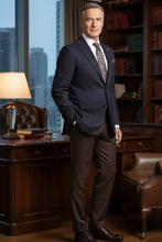 Pellagio Grey & Blue Windowpane Sports Jacket