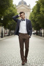 Pellagio Grey & Blue Windowpane Sports Jacket