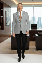 Pellagio Grey Textured Sports Jacket