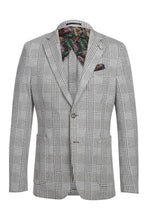 Pellagio Grey Windowpane Sports Jacket