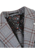 Pellagio Grey Windowpane Sports Jacket