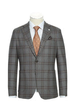 Pellagio Grey Windowpane Sports Jacket