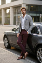 Pellagio Grey Windowpane Sports Jacket