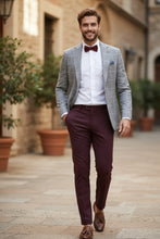 Pellagio Grey Windowpane Sports Jacket