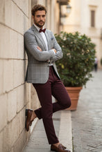 Pellagio Grey Windowpane Sports Jacket