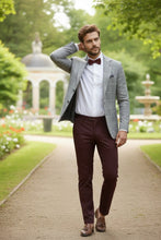 Pellagio Grey Windowpane Sports Jacket