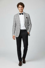 Pellagio Grey Windowpane Sports Jacket