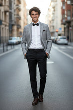 Pellagio Grey Windowpane Sports Jacket