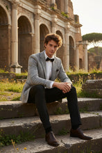 Pellagio Grey Windowpane Sports Jacket