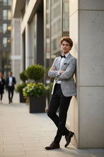 Pellagio Grey Windowpane Sports Jacket