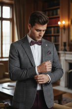 Pellagio Grey Windowpane Sports Jacket