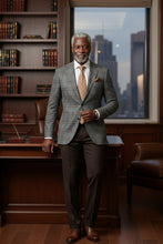 Pellagio Grey Windowpane Sports Jacket