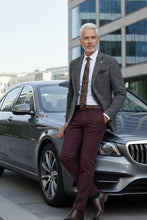 Pellagio Grey Windowpane Sports Jacket