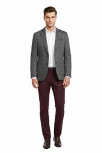 Pellagio Grey Windowpane Sports Jacket