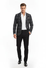 Pellagio Grey Windowpane Sports Jacket