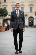 Pellagio Grey Windowpane Sports Jacket