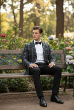 Pellagio Grey Windowpane Sports Jacket