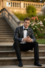 Pellagio Grey Windowpane Sports Jacket