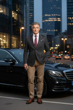 Pellagio Ink Blue Windowpane Sports Jacket