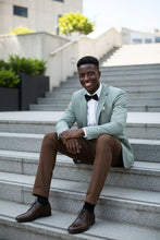 Pellagio Light Green Textured Sports Jacket