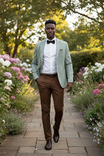 Pellagio Light Green Textured Sports Jacket