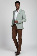 Pellagio Light Green Textured Sports Jacket