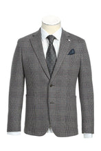 Pellagio Light Grey Windowpane Sports Jacket